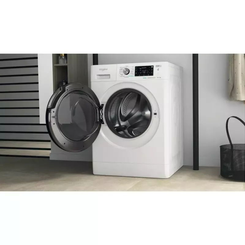Whirlpool FFWDD1076258B práčka so sušičkou voľne stojaca predné plnenie biela