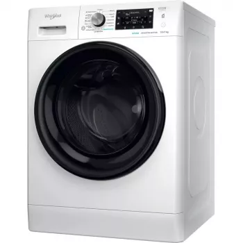 Whirlpool FFWDD1076258B práčka so sušičkou voľne stojaca predné plnenie biela