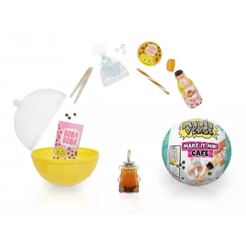 Miniverse Make It Mini Foods: Cafe in PDQ Series 4, 8 rokov, viacfarebný, plast