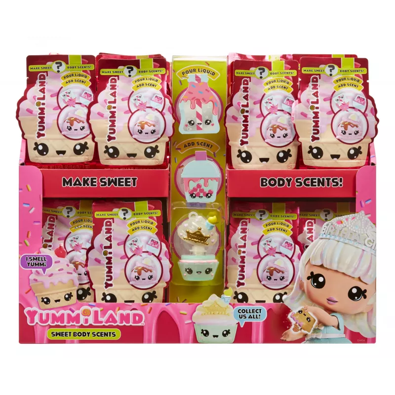 MGA Entertainment Yummiland Num Nom Body Scent Asst in PDQ, 4 roky, viacfarebný, plast