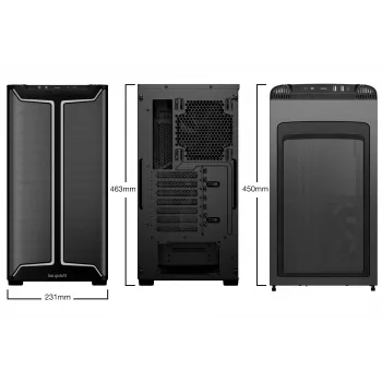 PC skriňa be quiet! Pure Base 501 DX čierna Midi Tower