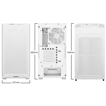 PC skriňa be quiet! Pure Base 501 LX White Midi Tower