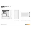 PC skriňa be quiet! Pure Base 501 LX White Midi Tower