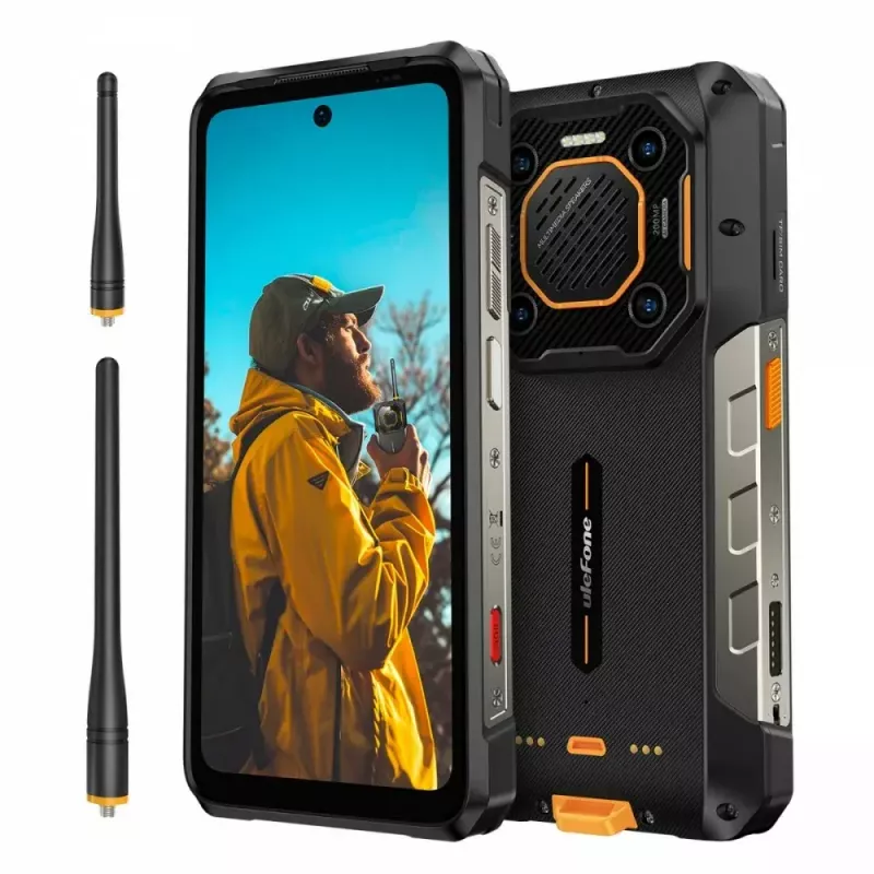 Ulefone Armor 26 Ultra 5G smartfón, vysielačka, 12GB RAM, 512GB, IP69K, čierny (bez nabíjačky)