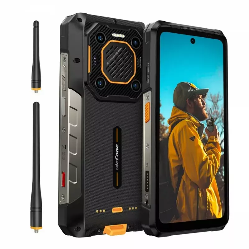 Ulefone Armor 26 Ultra 5G smartfón, vysielačka, 12GB RAM, 512GB, IP69K, čierny (bez nabíjačky)