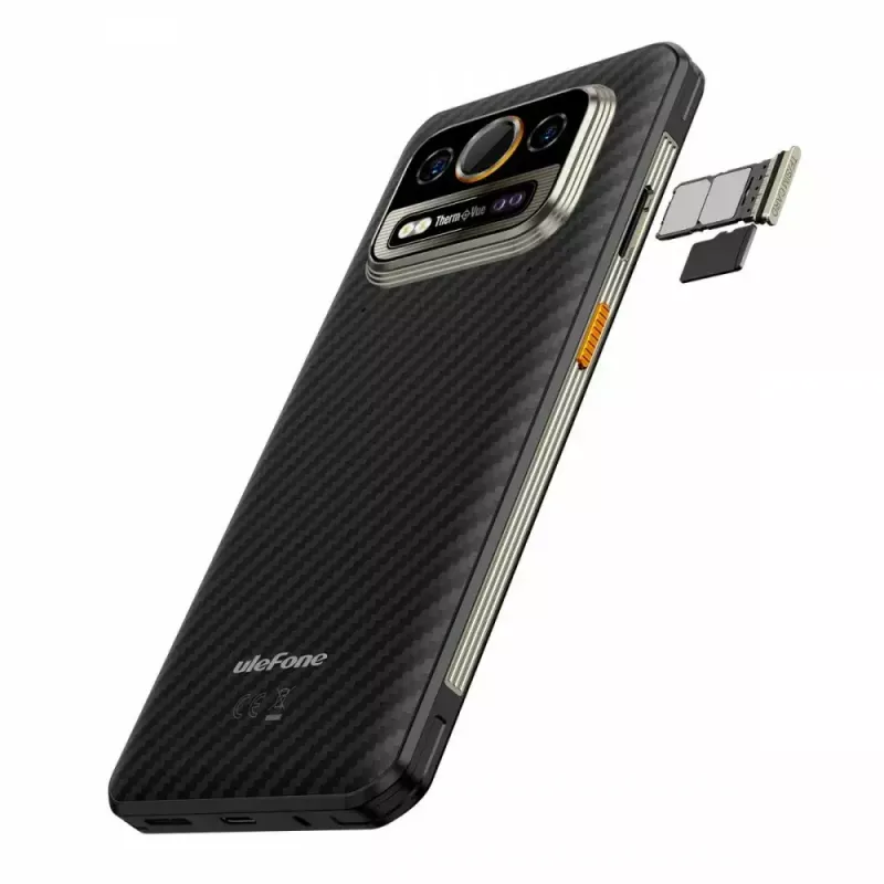 Smartphone UleFone Armor 25T 6,0 inch 6/256 GB Frost čierny, energetická trieda B