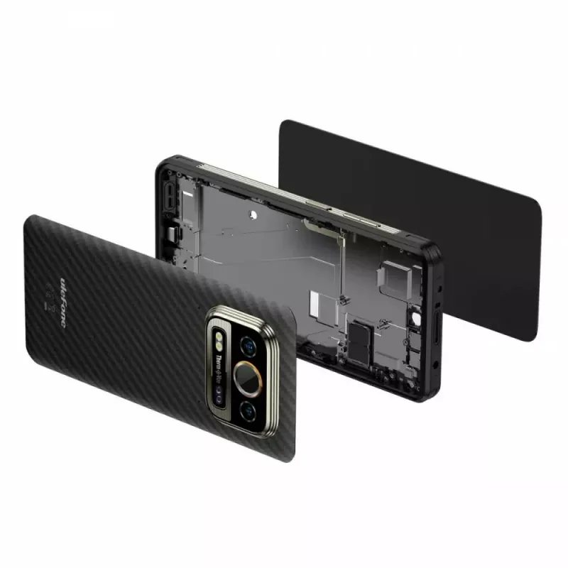 Smartphone UleFone Armor 25T 6,0 inch 6/256 GB Frost čierny, energetická trieda B