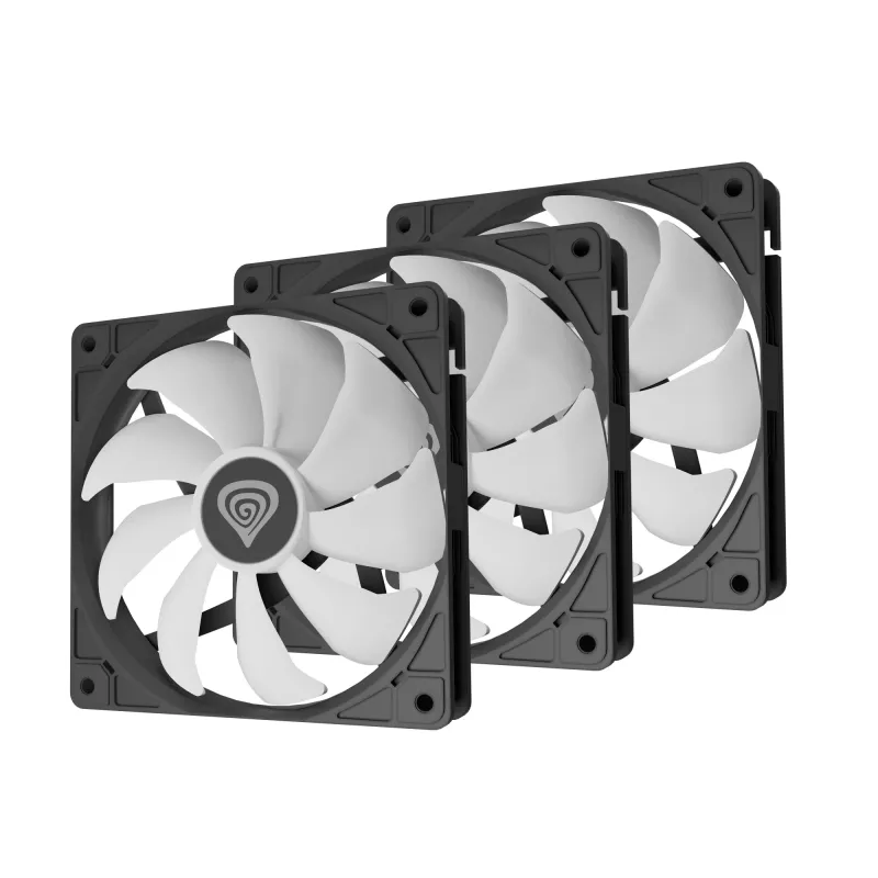 Genesis Oxal 120 ARGB skrinkový ventilátor, balenie 3 ks, čierna, NGF-2265