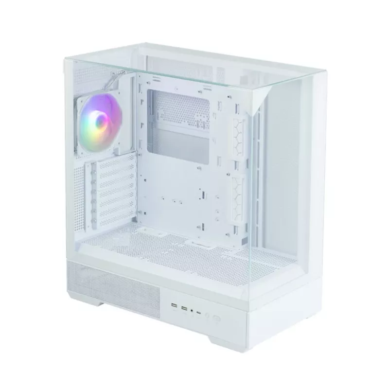 PC skriňa Zalman P40 Prism biela Midi Tower