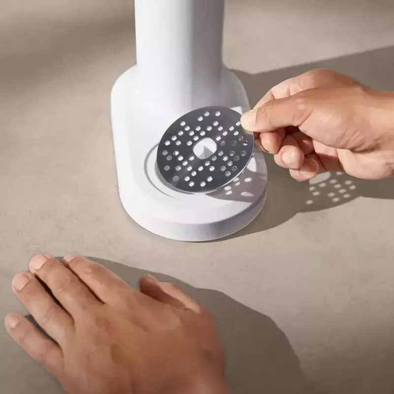 Sýfonovač BRITA Carbonator 1046730 biela — kompaktný stolný sýfonovač s 2 fľašami (231×126×443 mm)