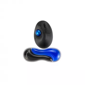 Kensington slim Duo Gel podložka pod zápästie pre myš/trackball – modrá, modrá, gél, termoplastický polyuretán (TPU), Čína, MIL-STD-810H metóda 504.3 kontaminácia kvapalinami, 192 mm, 72 mm