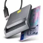 Čítačka kariet Axagon CRE-SM3TC USB 2.0 Type-C sivá SmartMedia