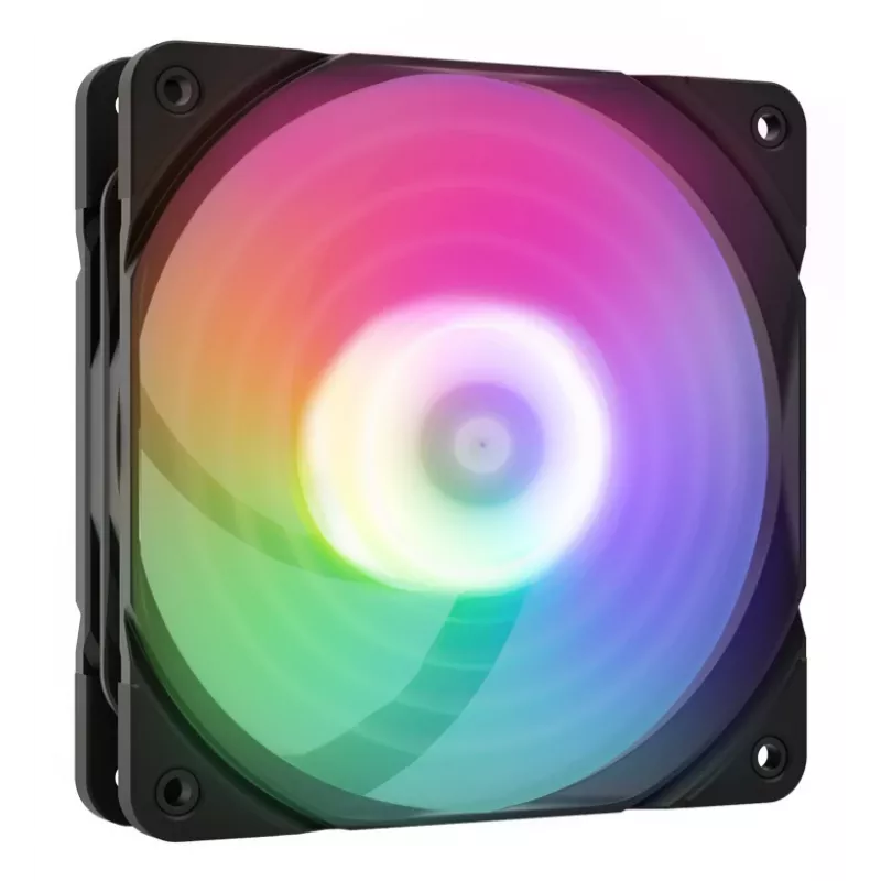 Ventilátor ZALMAN ZM-AF 120R ARGB ČIERNY 120mm s ARGB osvetlením