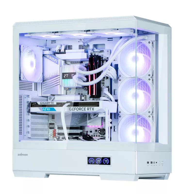 PC skriňa Zalman P50 DS biela Midi Tower
