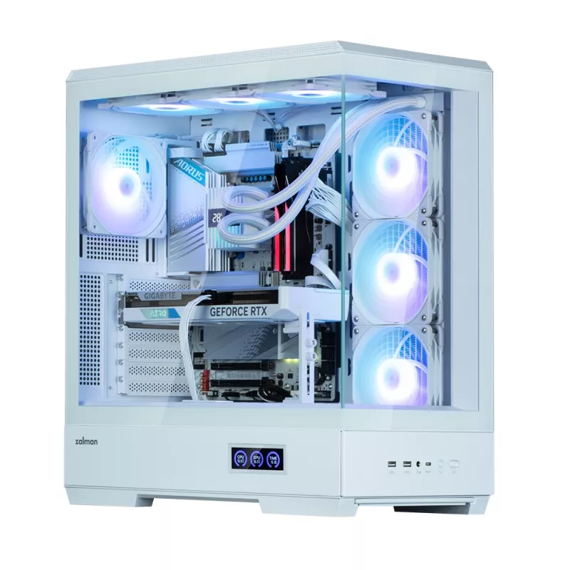 PC skriňa Zalman P50 DS biela Midi Tower