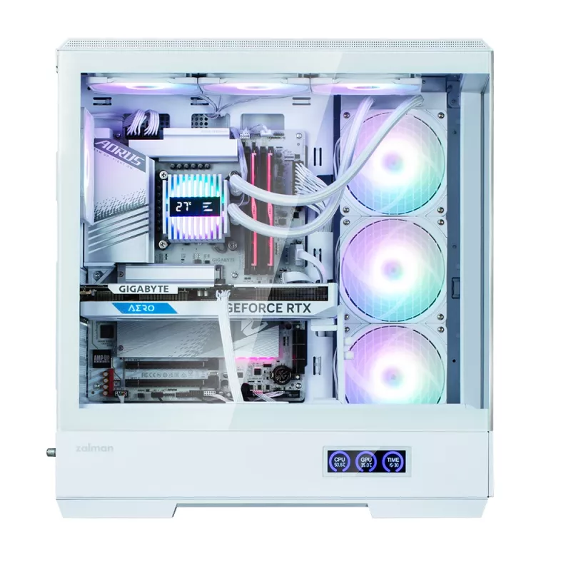 PC skriňa Zalman P50 DS biela Midi Tower