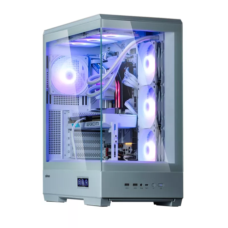 PC skriňa Zalman P50 DS biela Midi Tower