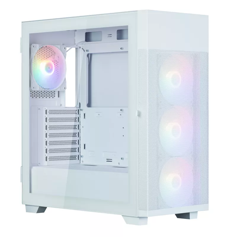 PC skriňa Zalman S5 NEO WHITE Midi Tower