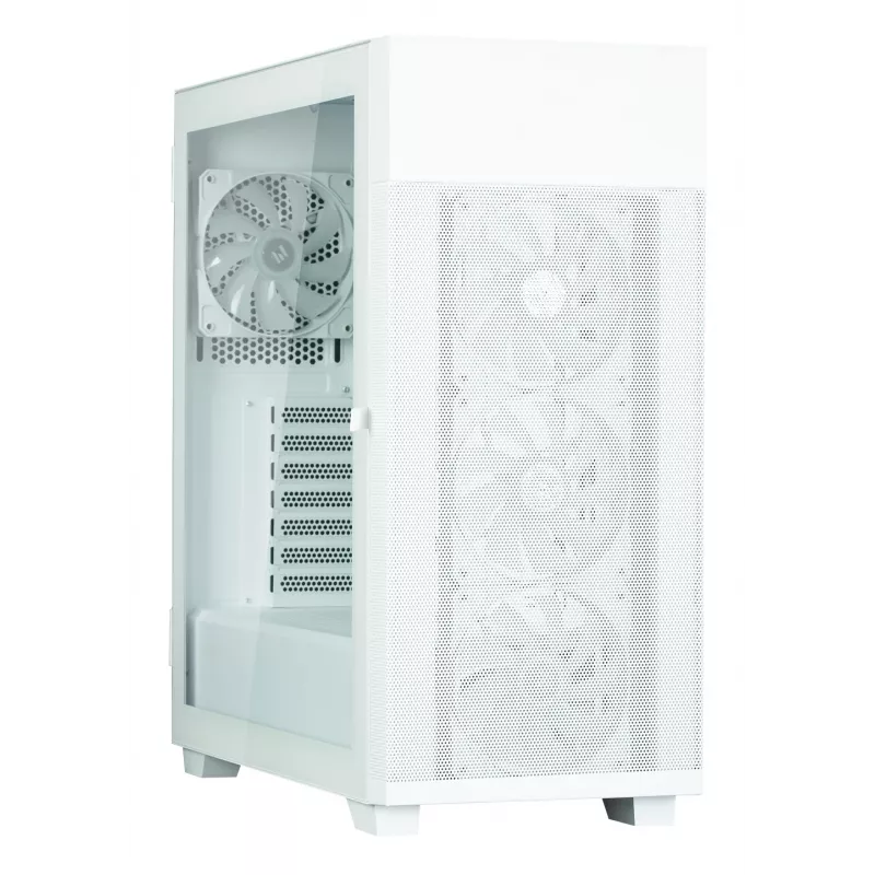 PC skriňa Zalman S5 NEO WHITE Midi Tower