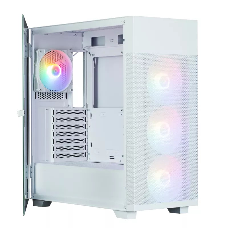 PC skriňa Zalman S5 NEO WHITE Midi Tower