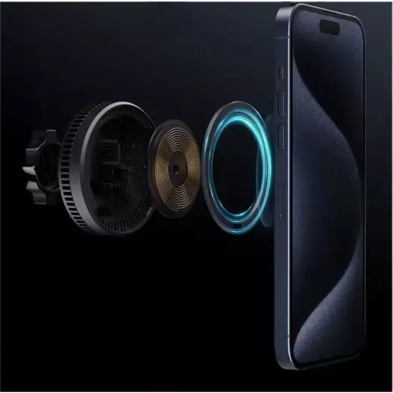 Aukey Mag Fusion Dash Pro HD-MC13A Qi2 15 W držiak do auta s bezdrôtovou nabíjačkou a chladením