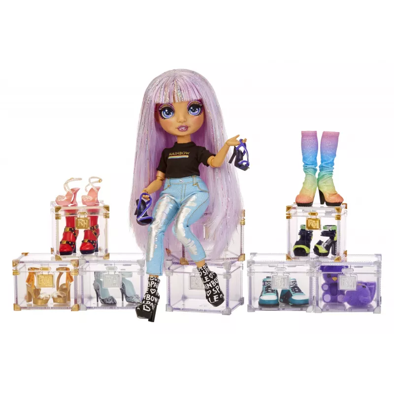 Rainbow High Accessories Studio Series 1, S Assortment v PDQ topánky pre bábiky