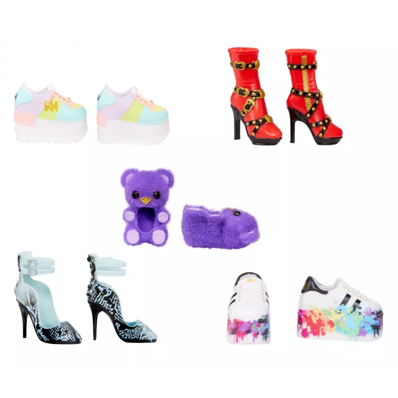 Rainbow High Accessories Studio Series 1, S Assortment v PDQ topánky pre bábiky