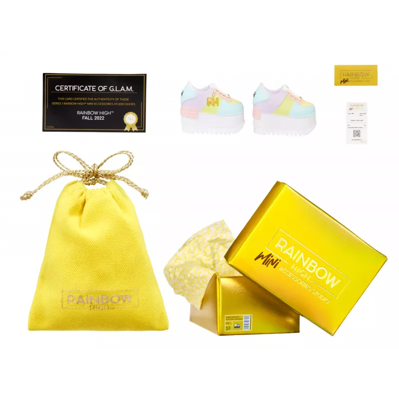 Rainbow High Accessories Studio Series 1, S Assortment v PDQ topánky pre bábiky