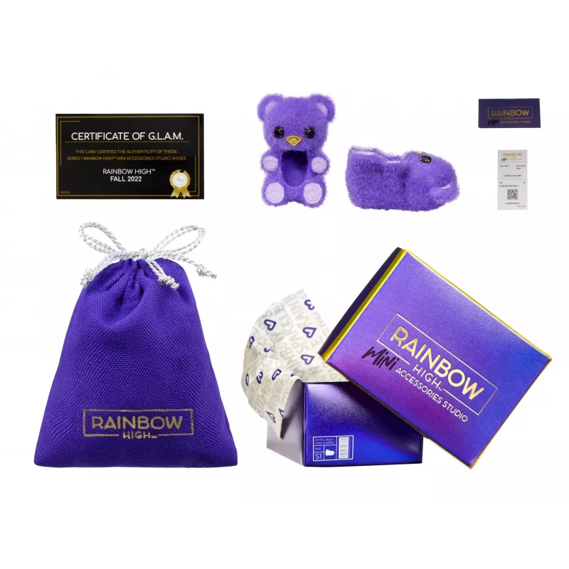 Rainbow High Accessories Studio Series 1, S Assortment v PDQ topánky pre bábiky