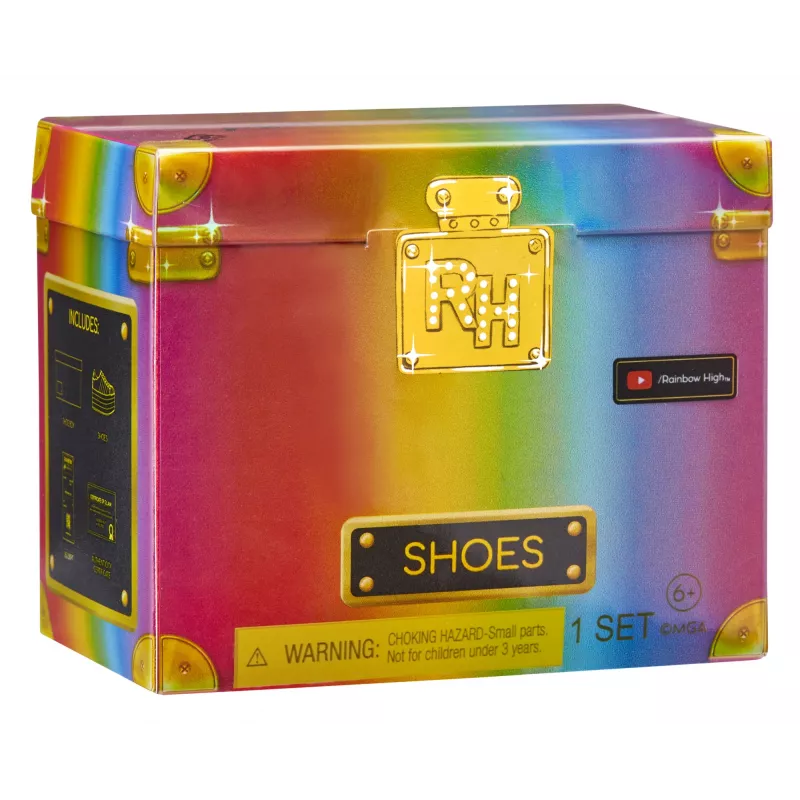 Rainbow High Accessories Studio Series 1, S Assortment v PDQ topánky pre bábiky