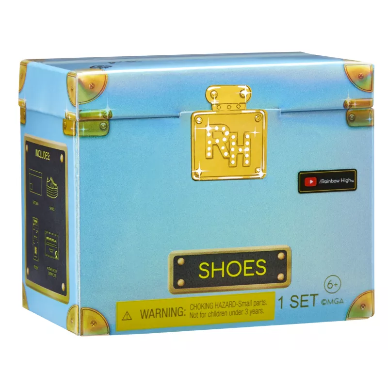 Rainbow High Accessories Studio Series 1, S Assortment v PDQ topánky pre bábiky