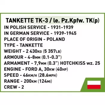Cobi Blocks tanketa TK-3 stavebnica – 323 dielov