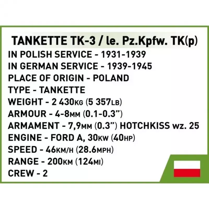 Cobi Blocks tanketa TK-3 stavebnica – 323 dielov