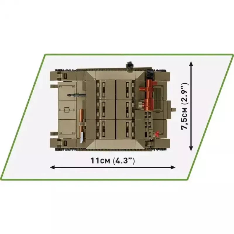 Cobi Blocks tanketa TK-3 stavebnica – 323 dielov