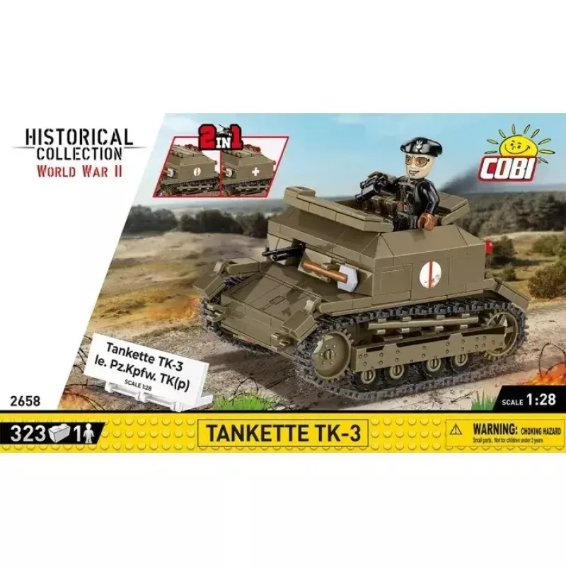 Cobi Blocks tanketa TK-3 stavebnica – 323 dielov