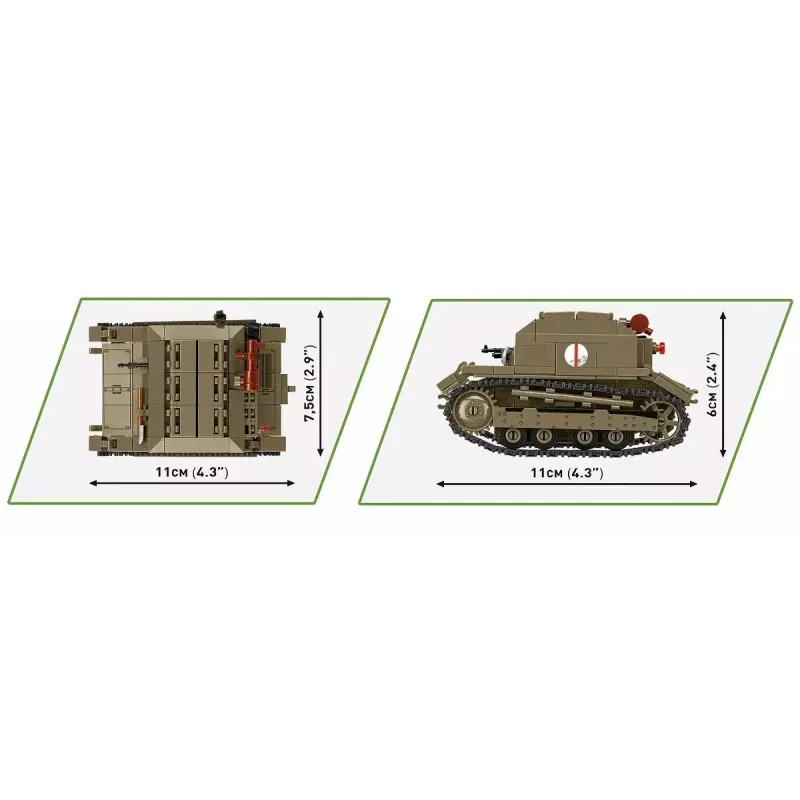 Cobi Blocks tanketa TK-3 stavebnica – 323 dielov