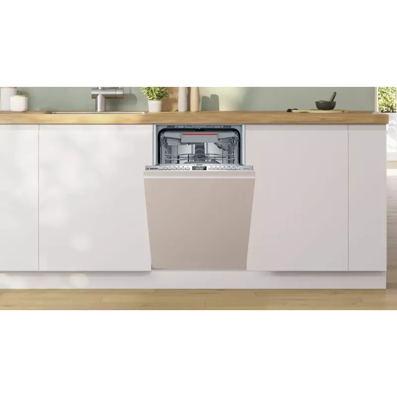 Vstavaná umývačka riadu Bosch Serie 4 SPV4HMX49E – slim 45 cm, 10 súprav riadu, 44 dB, 6 programov