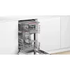 Vstavaná umývačka riadu Bosch Serie 4 SPV4HMX49E – slim 45 cm, 10 súprav riadu, 44 dB, 6 programov