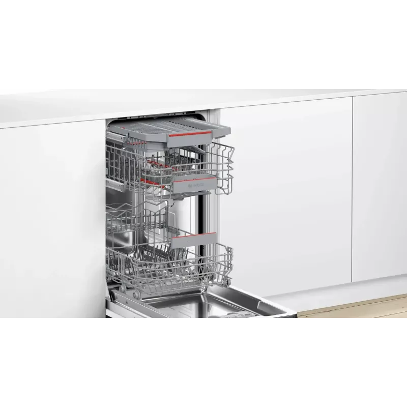 Vstavaná umývačka riadu Bosch Serie 4 SPV4HMX49E – slim 45 cm, 10 súprav riadu, 44 dB, 6 programov