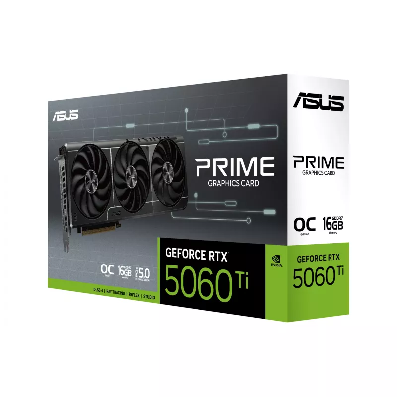 ASUS Prime -RTX5060TI-O16G NVIDIA GeForce RTX 5060 Ti 16 GB GDDR7