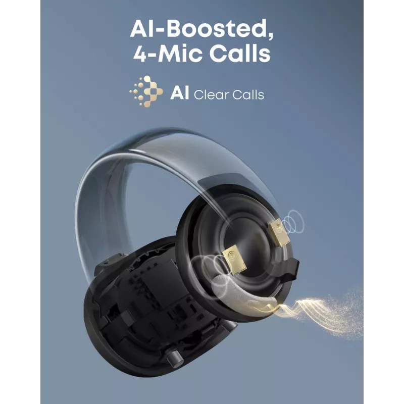 ANKER slúchadlá - Soundcore Aeroclip - čierna