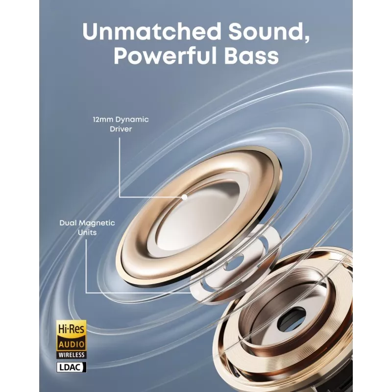 ANKER slúchadlá - Soundcore Aeroclip - čierna
