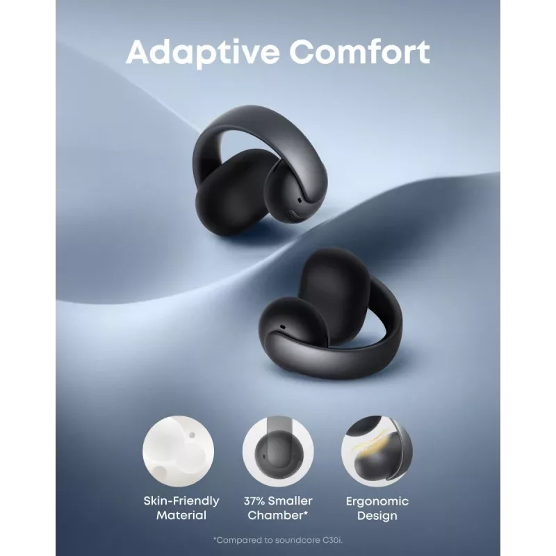 ANKER slúchadlá - Soundcore Aeroclip - čierna