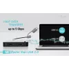 i-tec univerzálny KVM HUB 2x USB-C 2x USB-A 3.0 5000 Mbit/s čierny