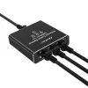 Ethernetový splitter QOLTEC 52294 1x3 RJ45 so vstupom napájania USB-C