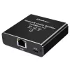 Ethernetový splitter QOLTEC 52294 1x3 RJ45 so vstupom napájania USB-C