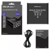Ethernetový splitter QOLTEC 52294 1x3 RJ45 so vstupom napájania USB-C