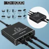 Ethernetový splitter QOLTEC 52294 1x3 RJ45 so vstupom napájania USB-C