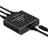 Ethernetový splitter QOLTEC 52294 1x3 RJ45 so vstupom napájania USB-C