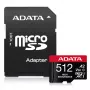 MicroSDXC pamäťová karta ADATA 512GB UHS‑I U3 V30 Class 10 A2, 100/85 MB/s, vodotesná